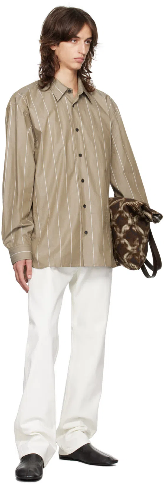 DRIES VAN NOTEN Brown Cotton Tote In Brown 703