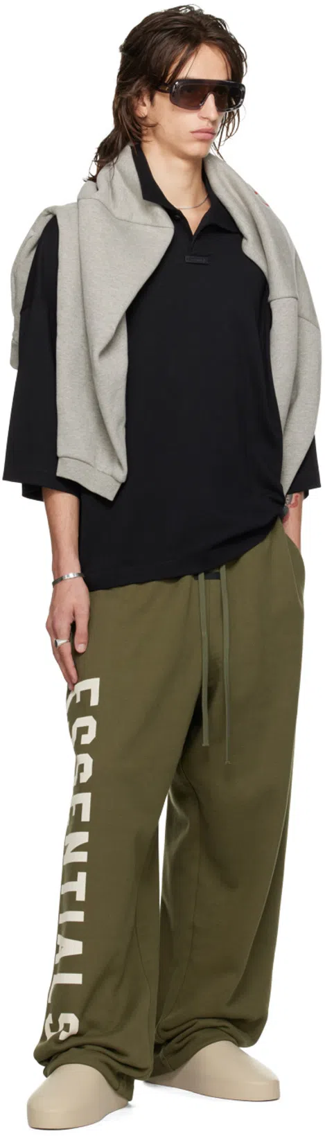 FEAR OF GOD Runner Rubber Slippers In Neutrals