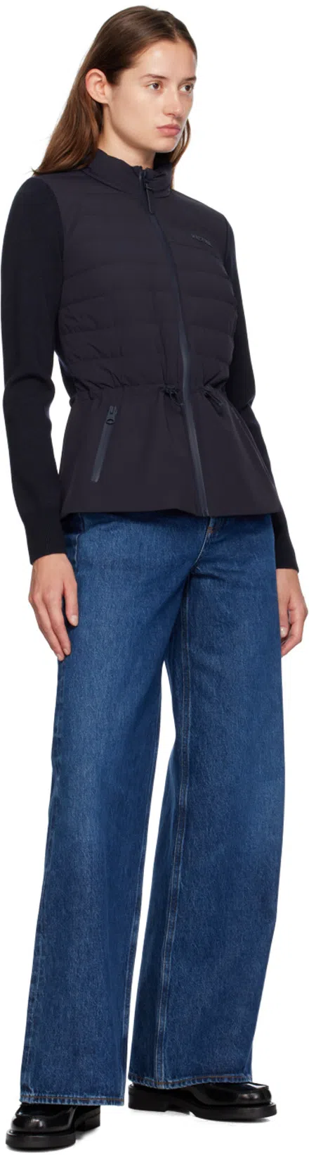 AGOLDE Dame High Rise Wide Leg No Cuff Jean In Enamour In Multi