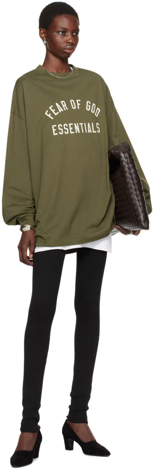 BOTTEGA VENETA Small Hop Intrecciato Leather Shoulder Bag In Black