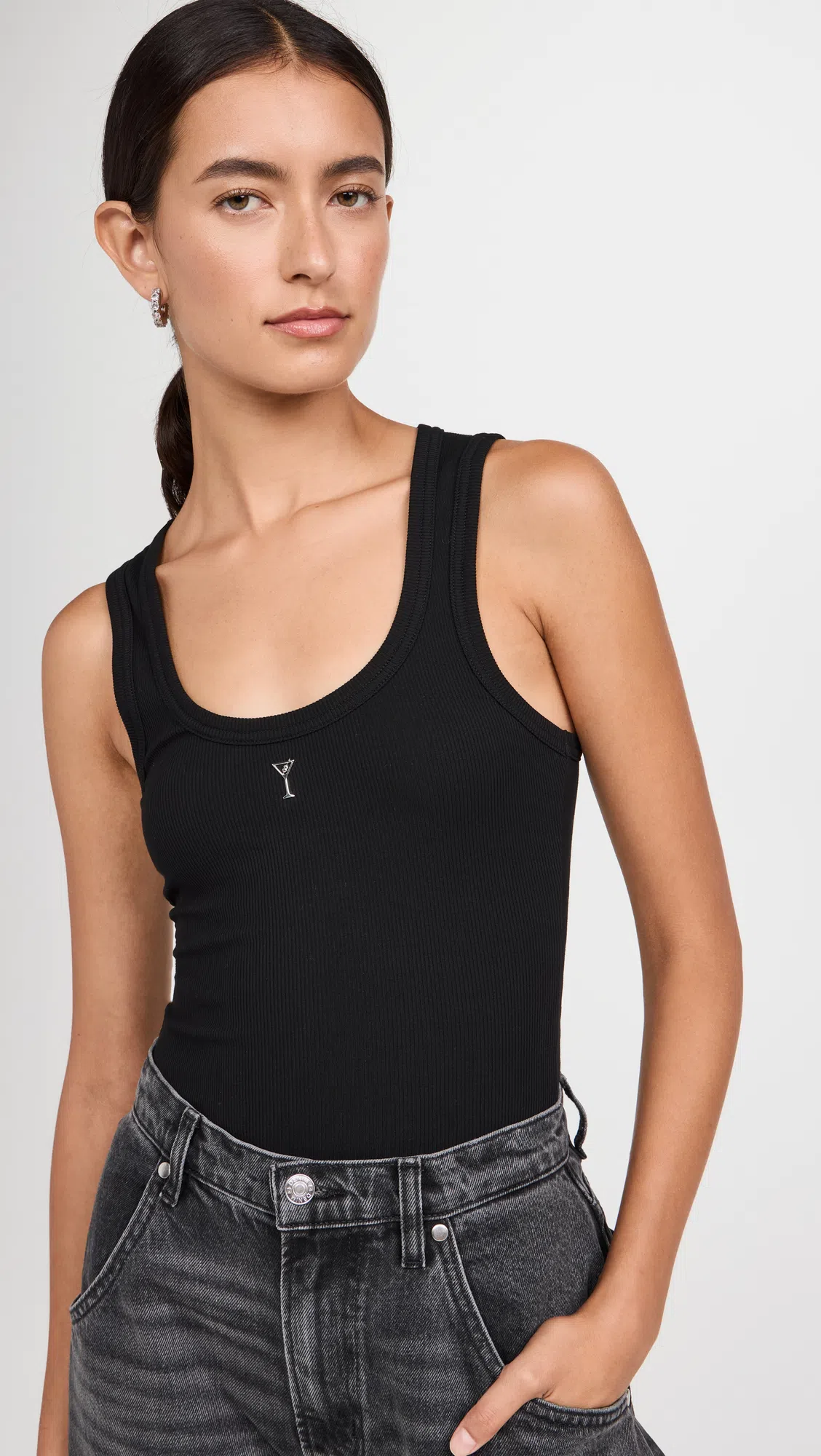 GANNI Chamber Bag "bucky" In Black