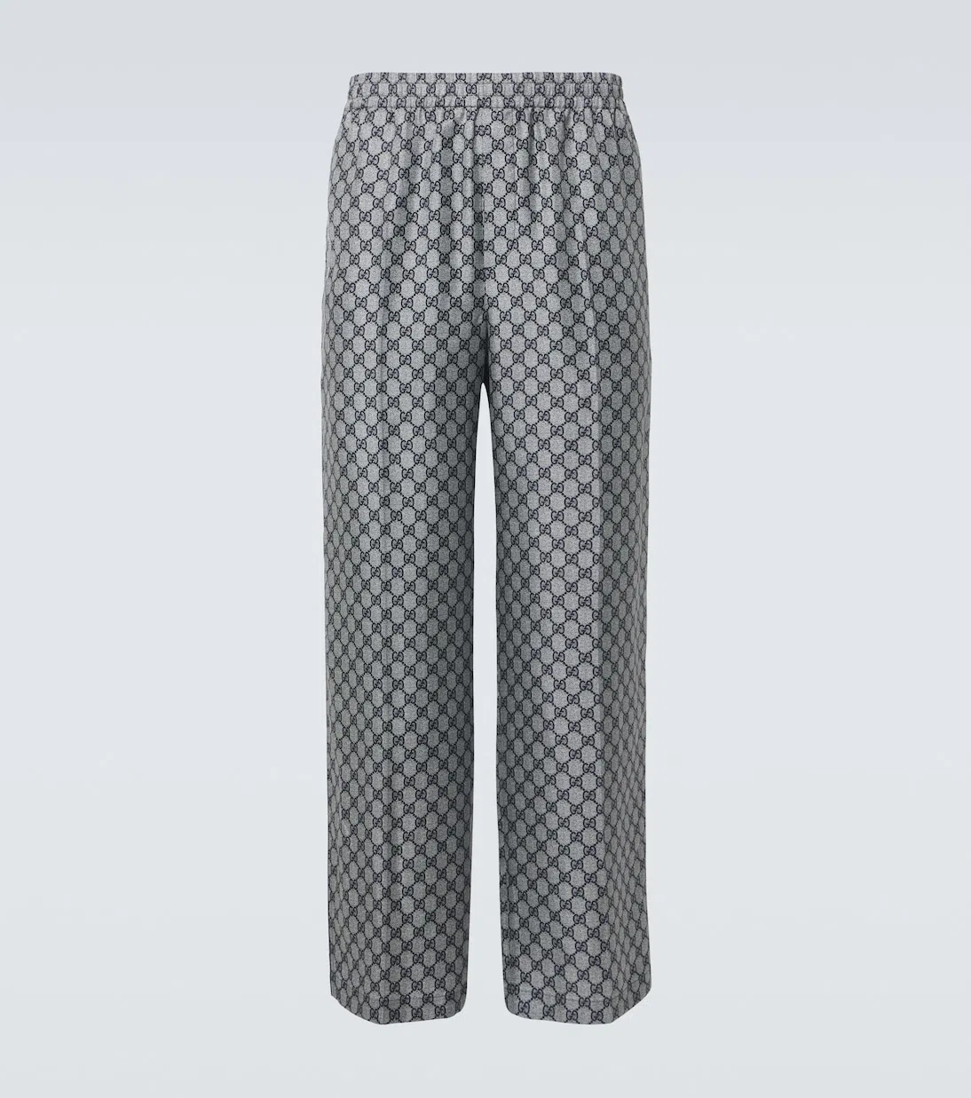 GUCCI Men Jordaan Leather Loafers In Black