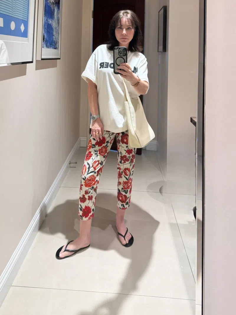 THE ROW Mara Rubber Mesh Ballerina Flats In Clear