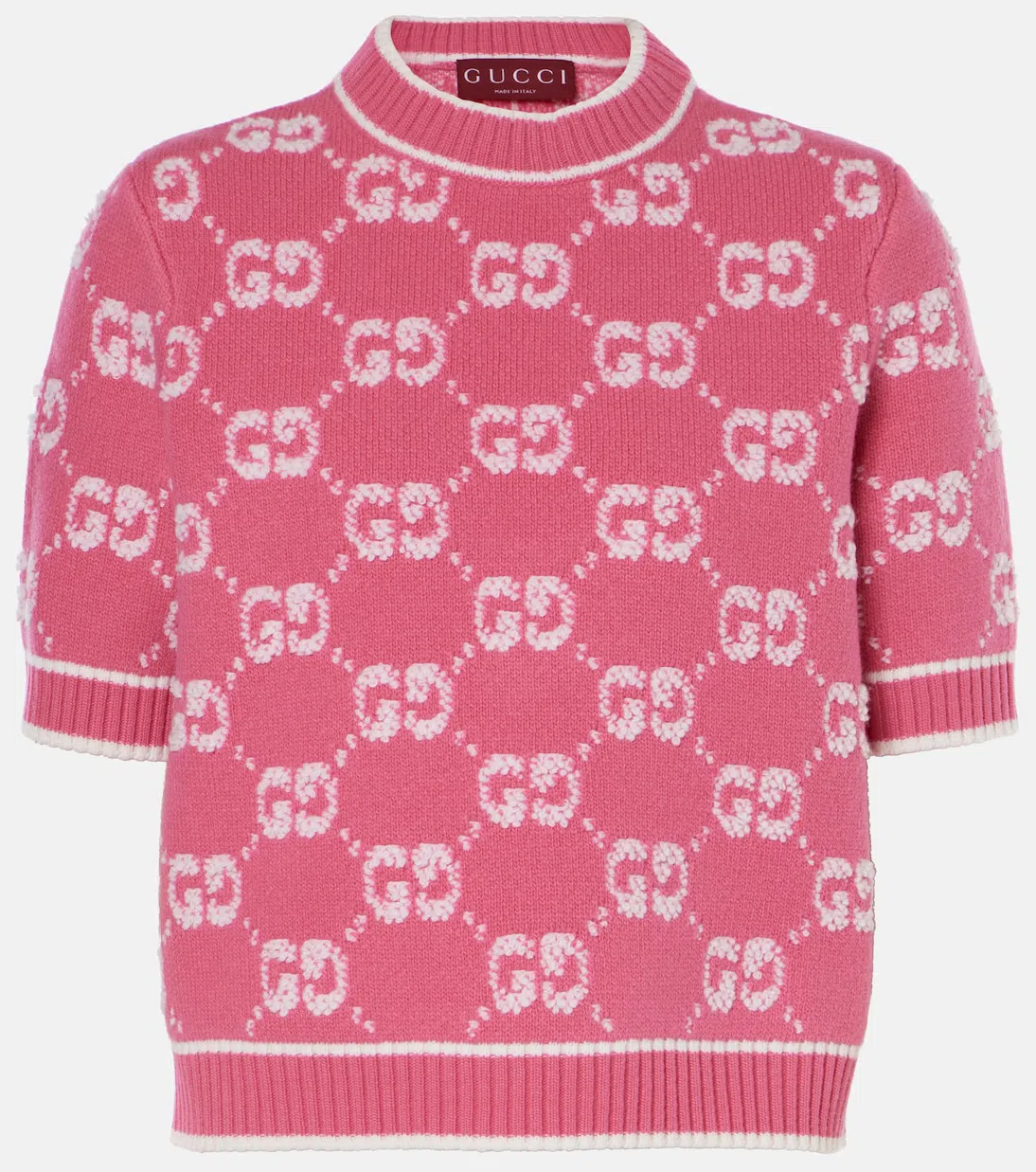 GUCCI Re-web White Low Top Sneakers With Web Detail And Embossing In Leather Woman