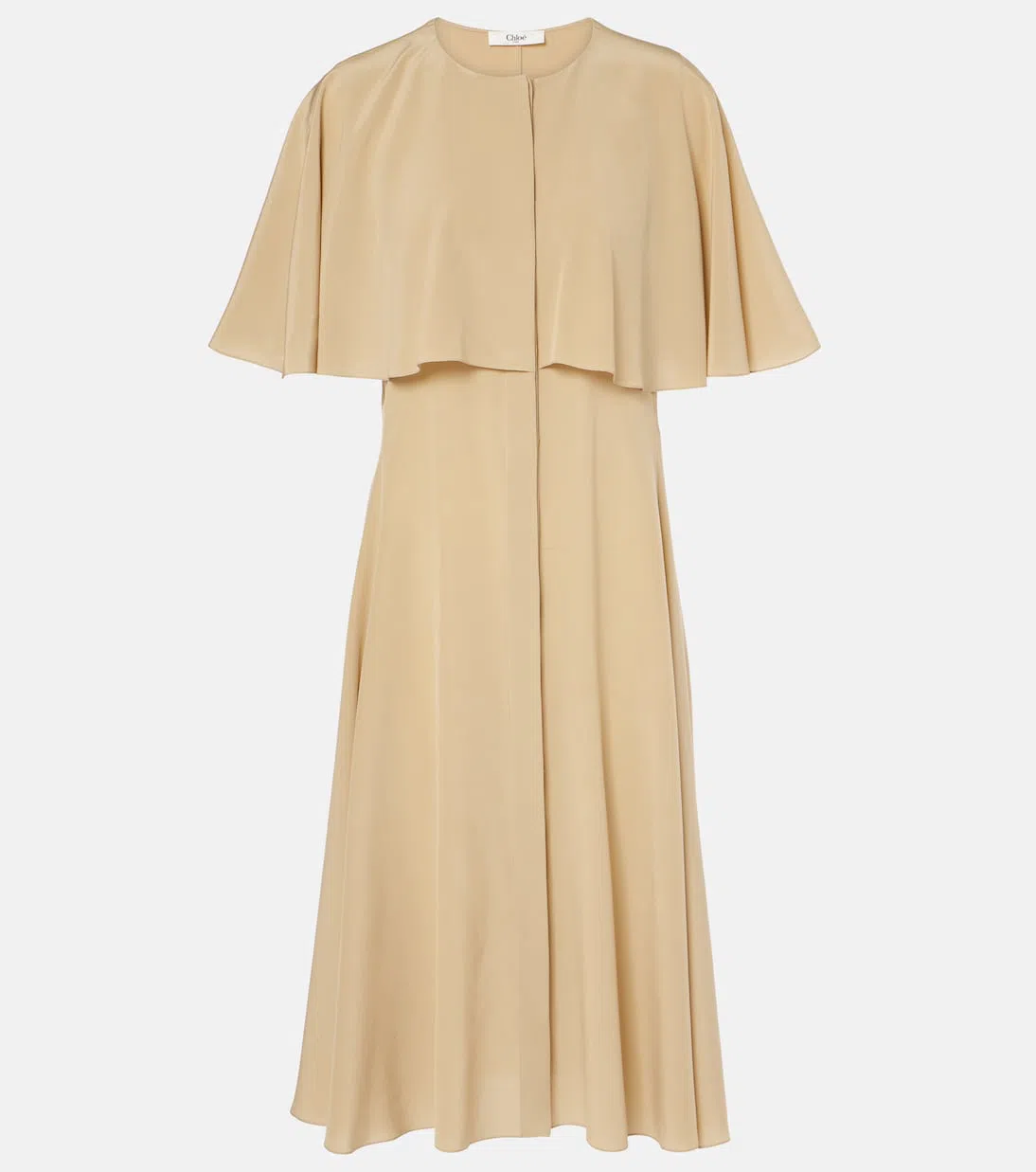 CHLOÉ Gold Vintage Snake Choker Necklace In Neutral