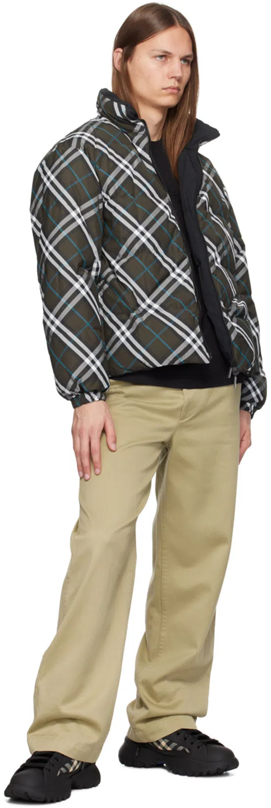 BURBERRY Check Jacket In Mutlicolor