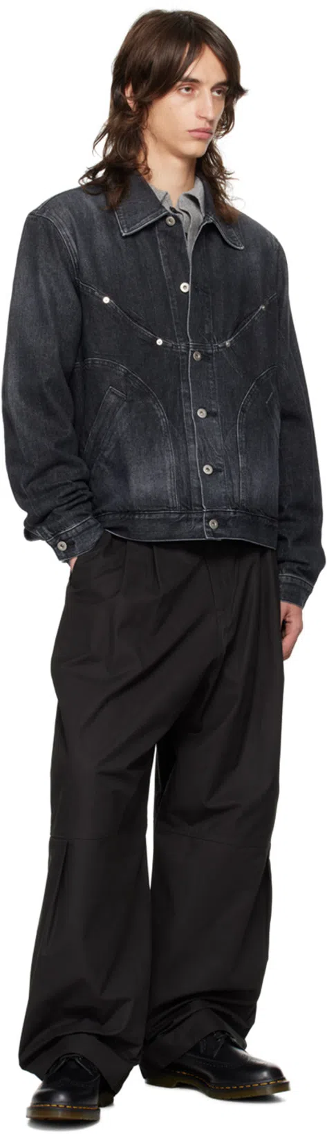 DR. MARTENS Man Lace-up Shoes Black Size 11 Leather