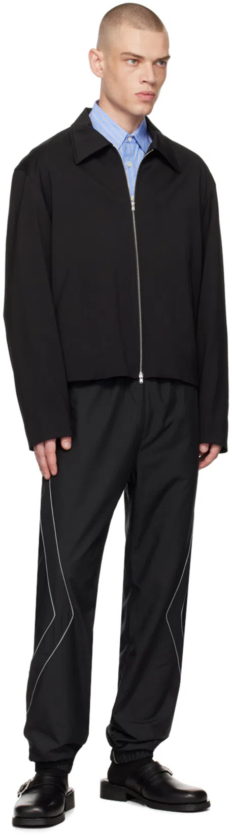 OUR LEGACY Virgin Wool Layering Jacket In Black