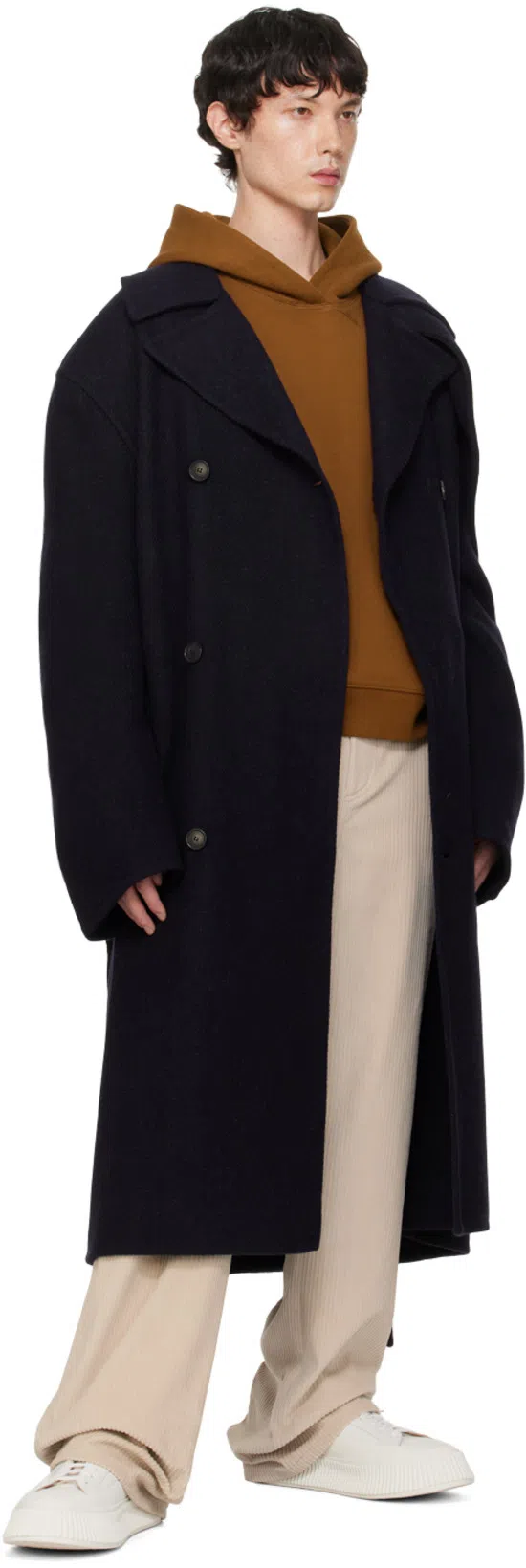 JIL SANDER White Low-top Platform Sneakers In 102 Neve