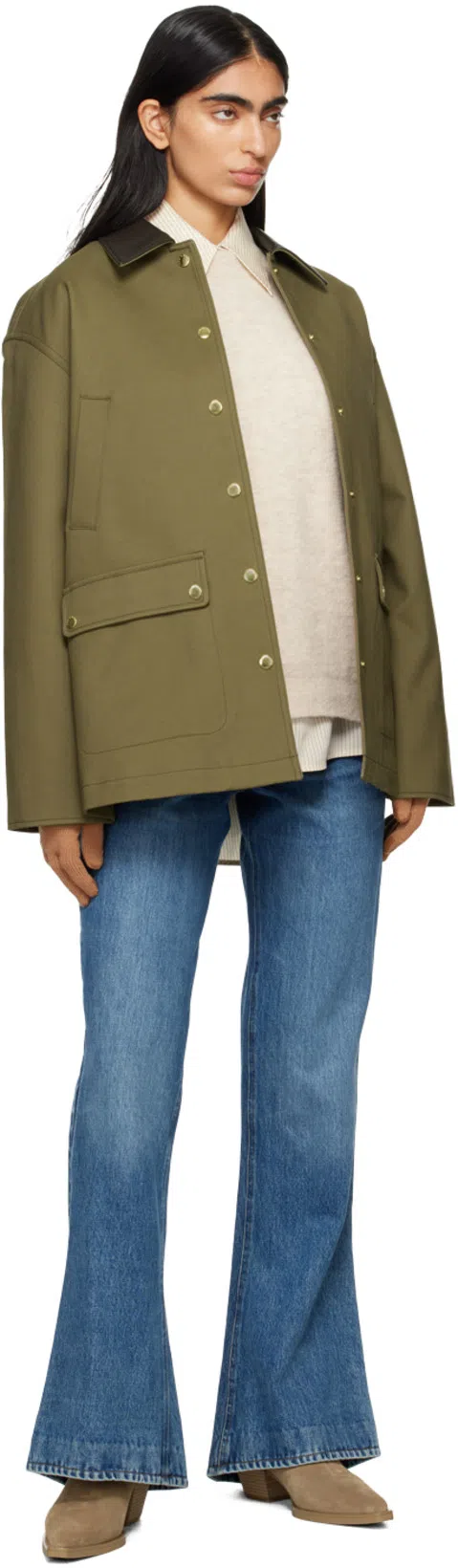 AARON ESH Blue Faded Jeans In Blue Wash