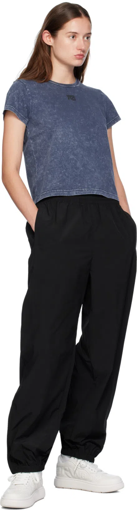 ALEXANDER WANG T T By Alexander Wang Jogging Pants In Black