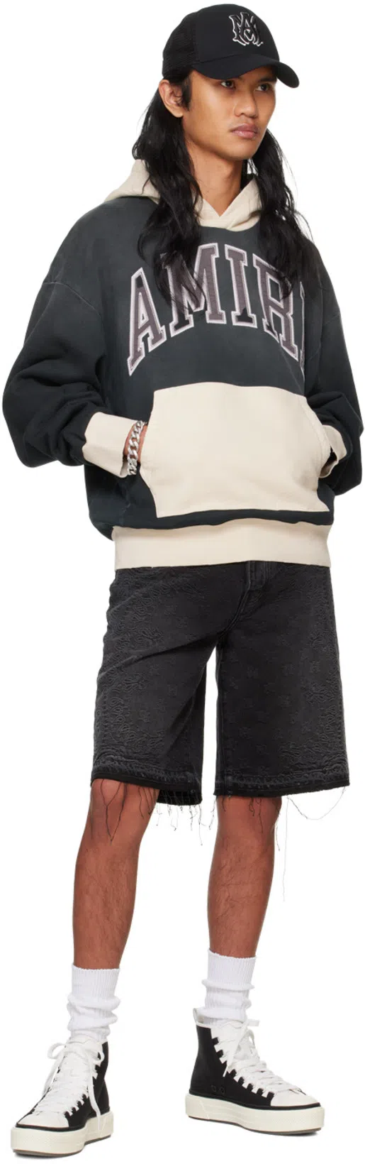 AMIRI Vintage Oversized Hoodie In Multicolour