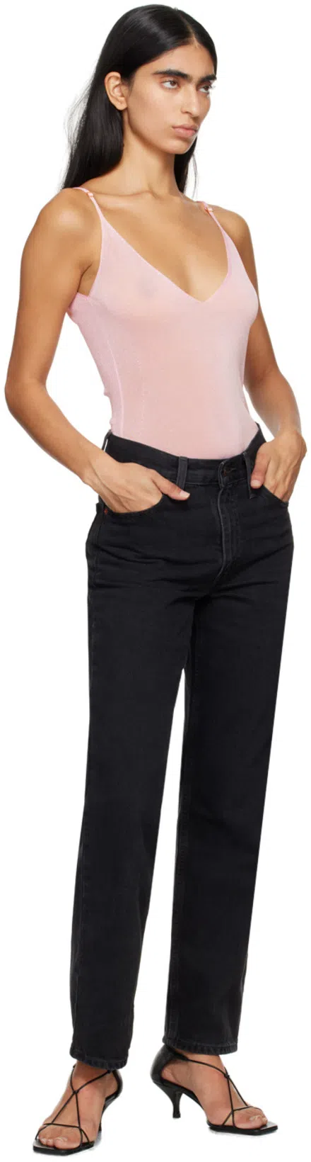 JACQUEMUS Top 'the Shoulder Knit In Pink