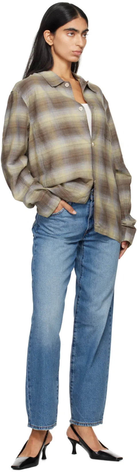 WARDROBE.NYC Off-white Crop Tank Top In Off White