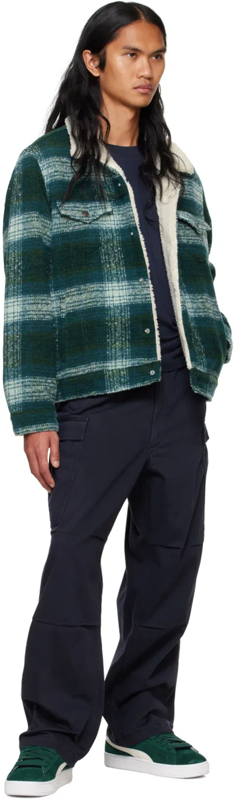 PUMA Charles F. Stead Suede Sneaker In Green