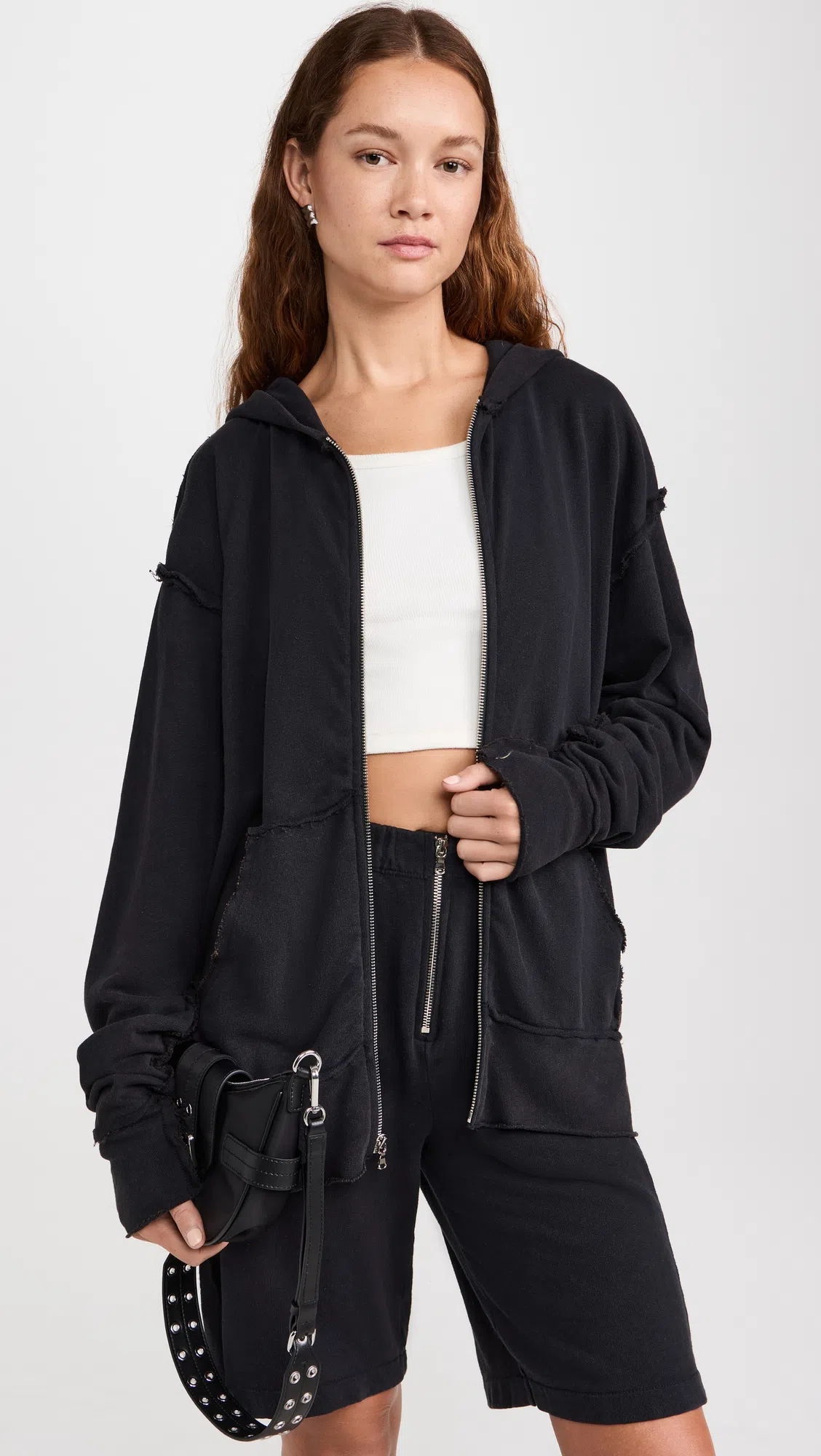 WARDROBE.NYC X Hailey Bieber Neutral Tank Top In Off White