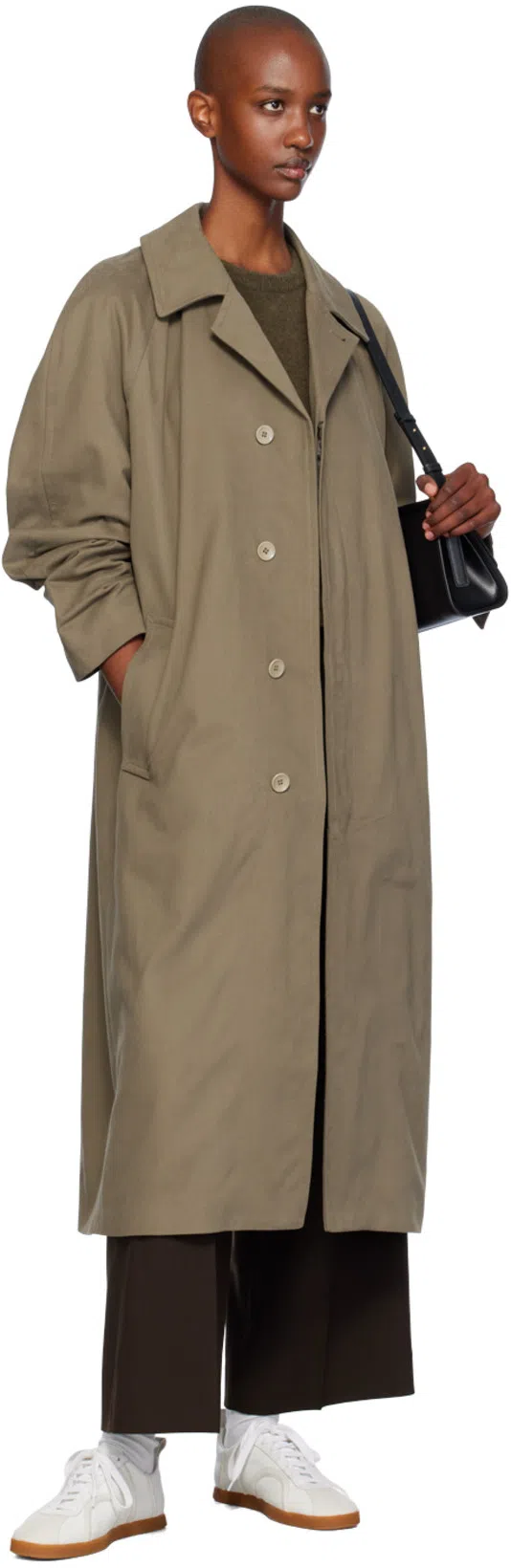 TOTÊME Toteme Leather Sneakers In White