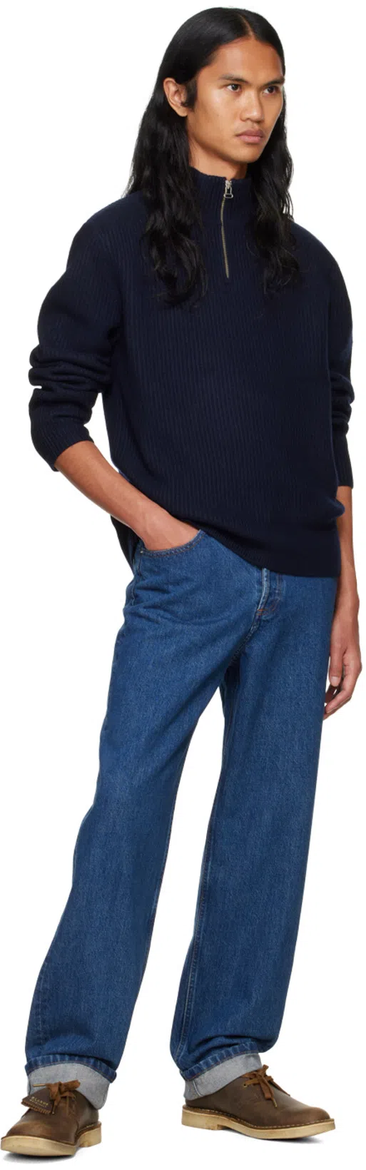 APC A.p.c. Relaxed Jeans In Blue