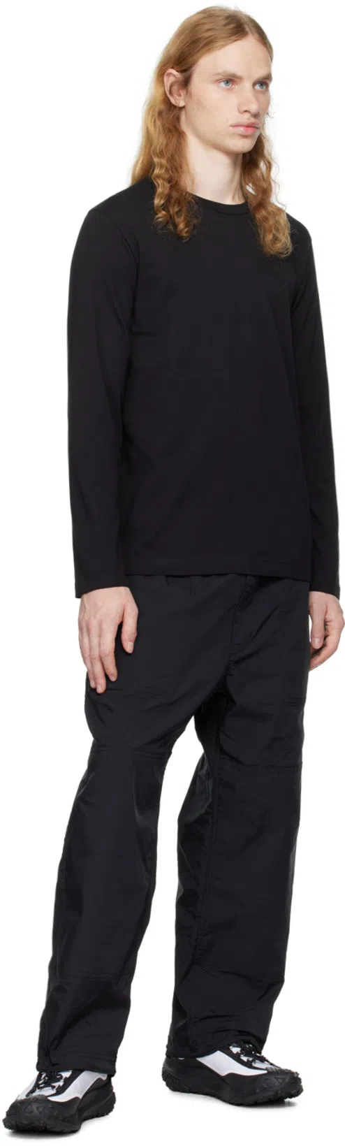 COMME DES GARÇONS HOMME DEUX Black Drawstring Trousers In 1 Black