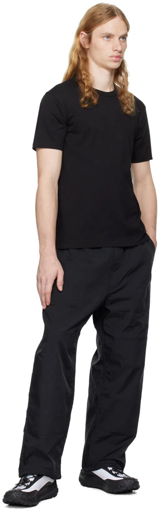 COMME DES GARÇONS HOMME DEUX Black Drawstring Trousers In 1 Black