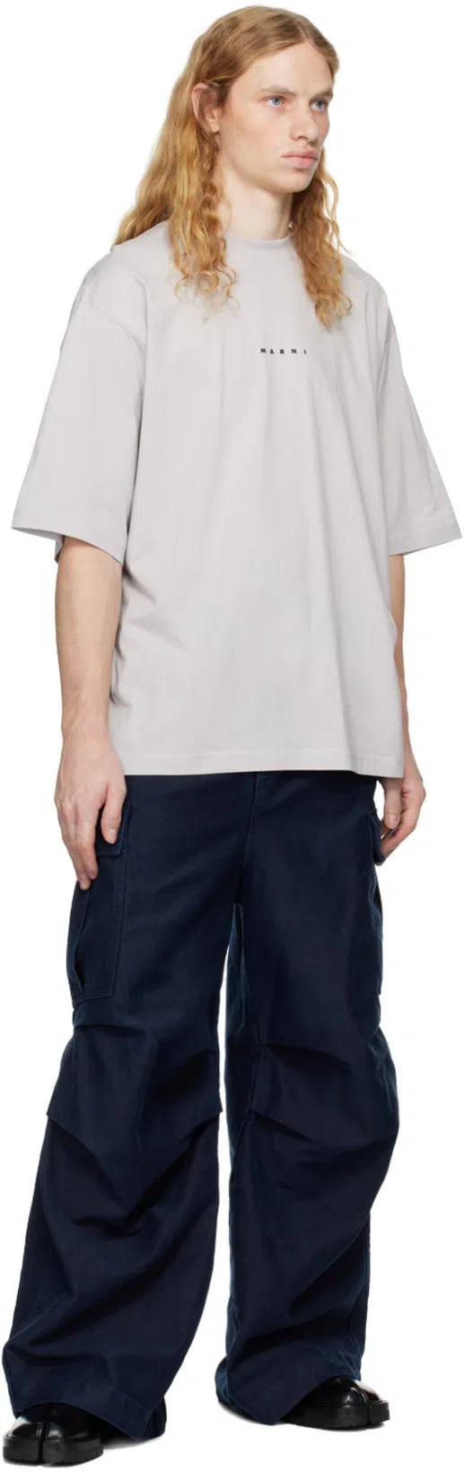 MAISON MARGIELA Black Leather Tabi Ankle Boots Men In Multi