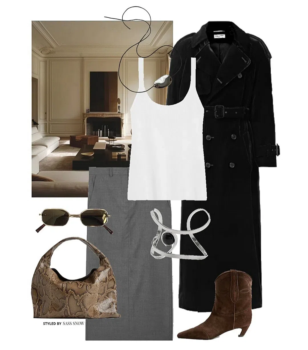 BEN-AMUN Exclusive Silver-tone Stone Cuff