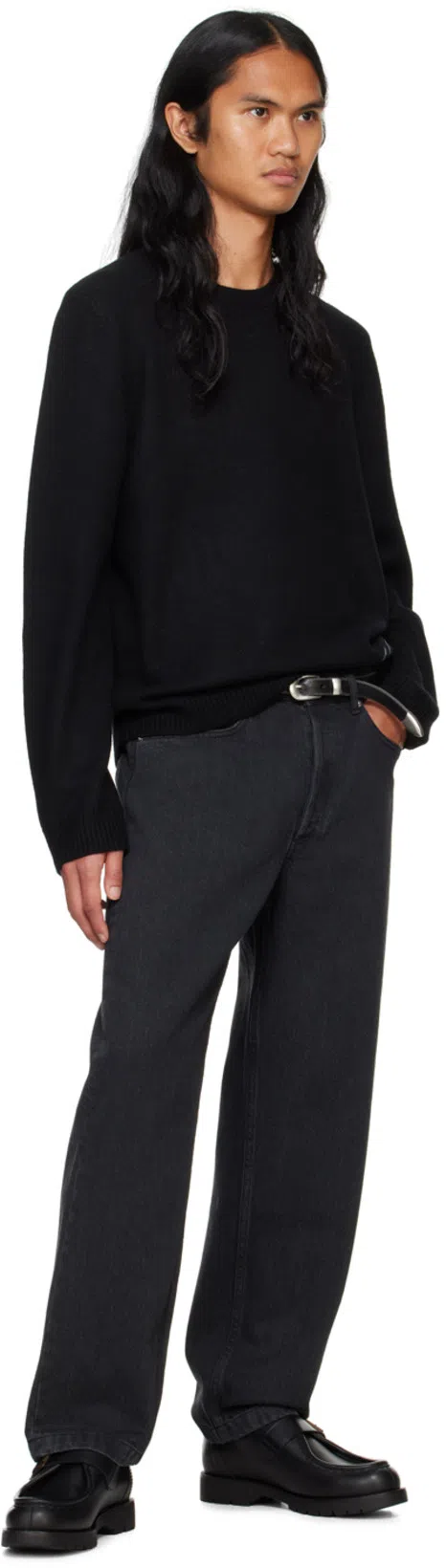 APC A.p.c. Edward Knit Sweater In Black