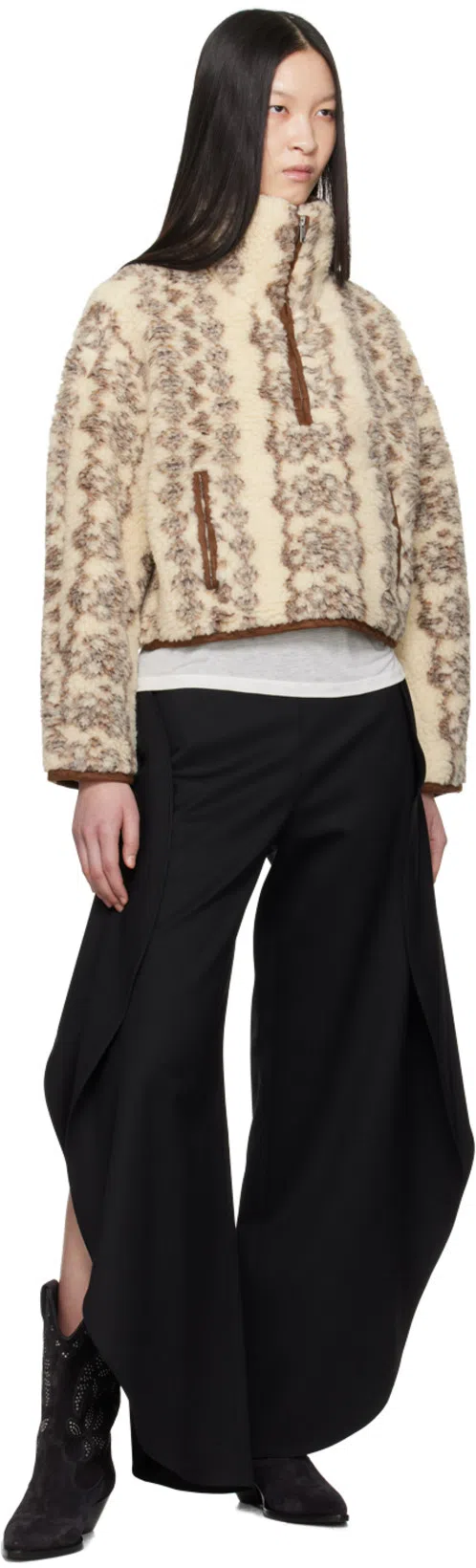 ISABEL MARANT Duerto Texan Boots With In Blue