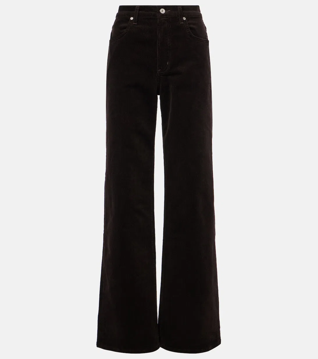 CITIZEN OF HUMANITY Citizens Of Humanity Brynn Drawstring High Waist Wide Leg Jeans In Brown