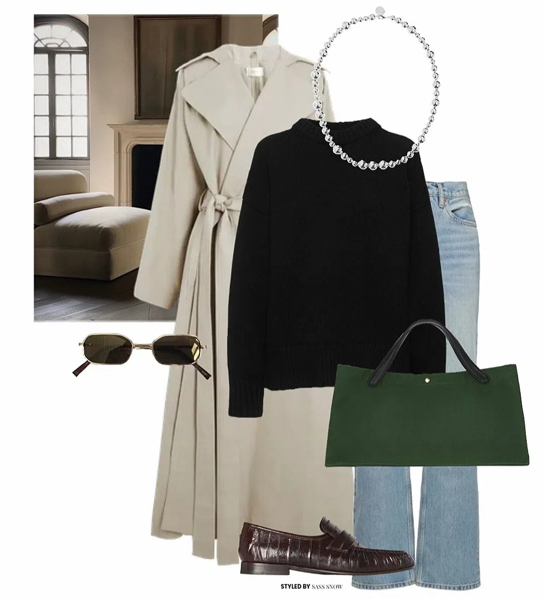 RE/DONE Low Rider Loose Jeans In Coolmediumblue