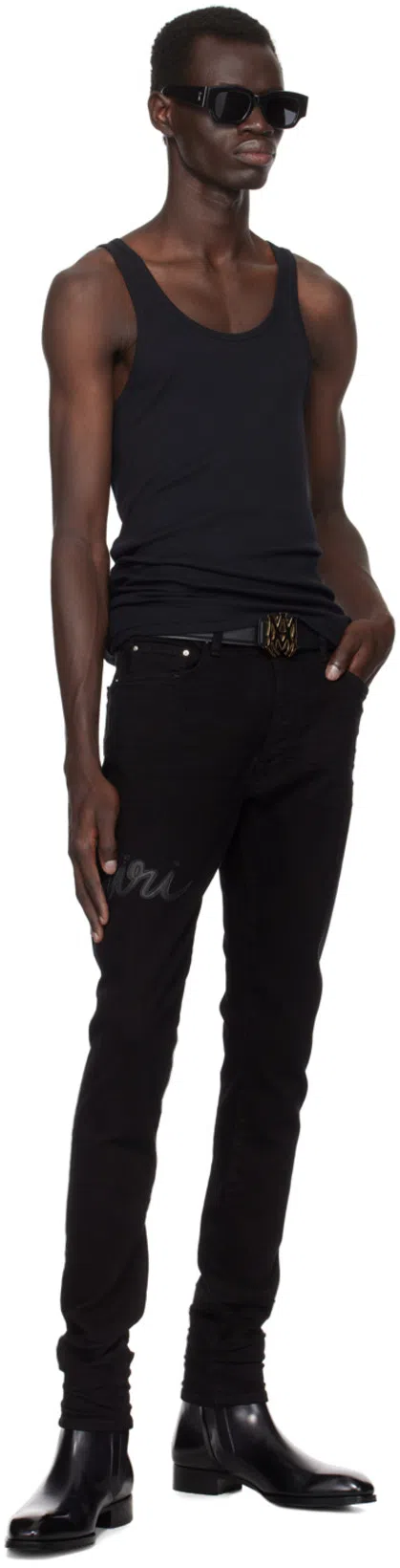 AMIRI Stack Jeans In Black