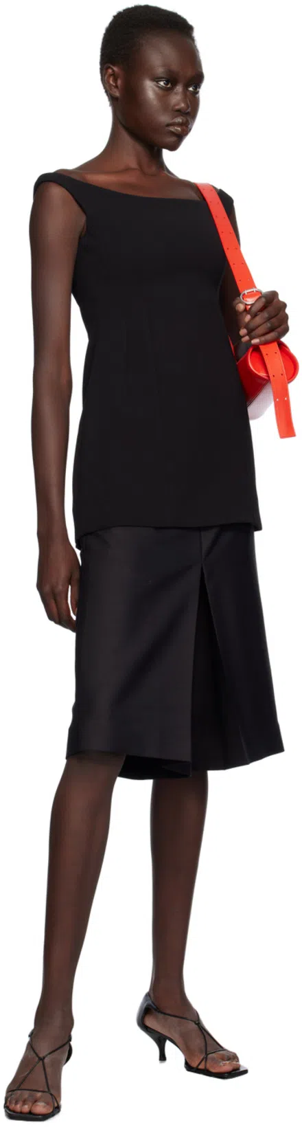 TOTÊME The Knot Leather Sandals In Black