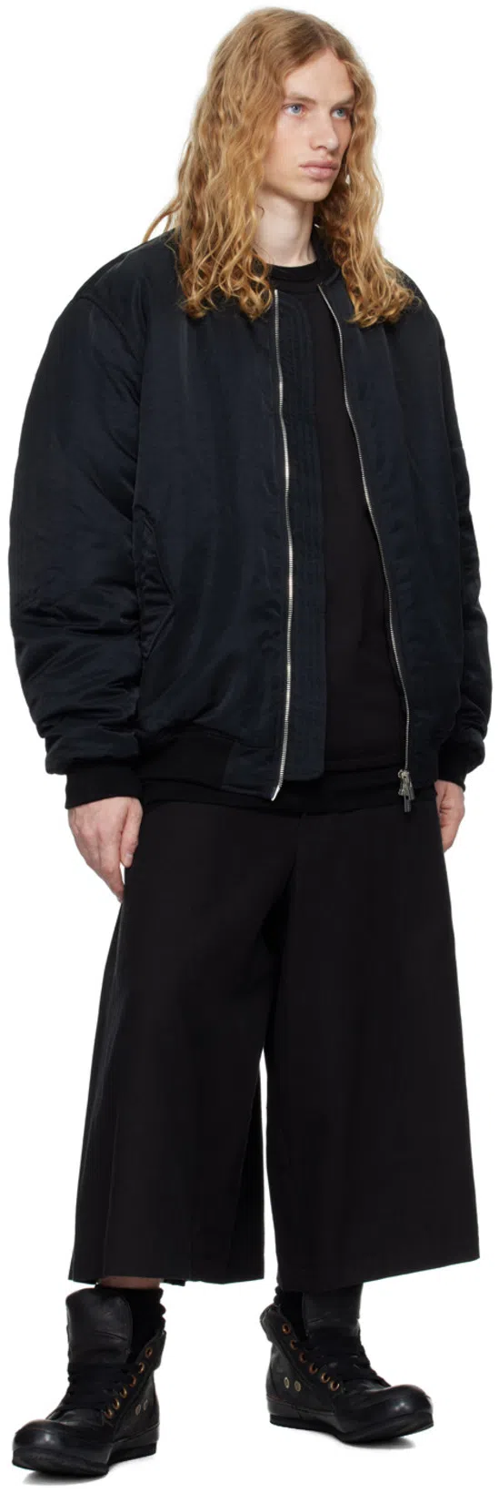 A DICIANNOVEVENTITRE Black Wool Sweater