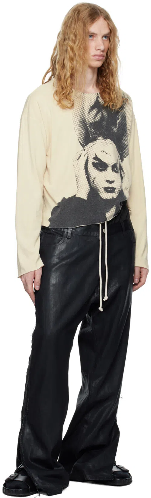 BALENCIAGA Smooth Leather Sunday Slides For A Chic In Black