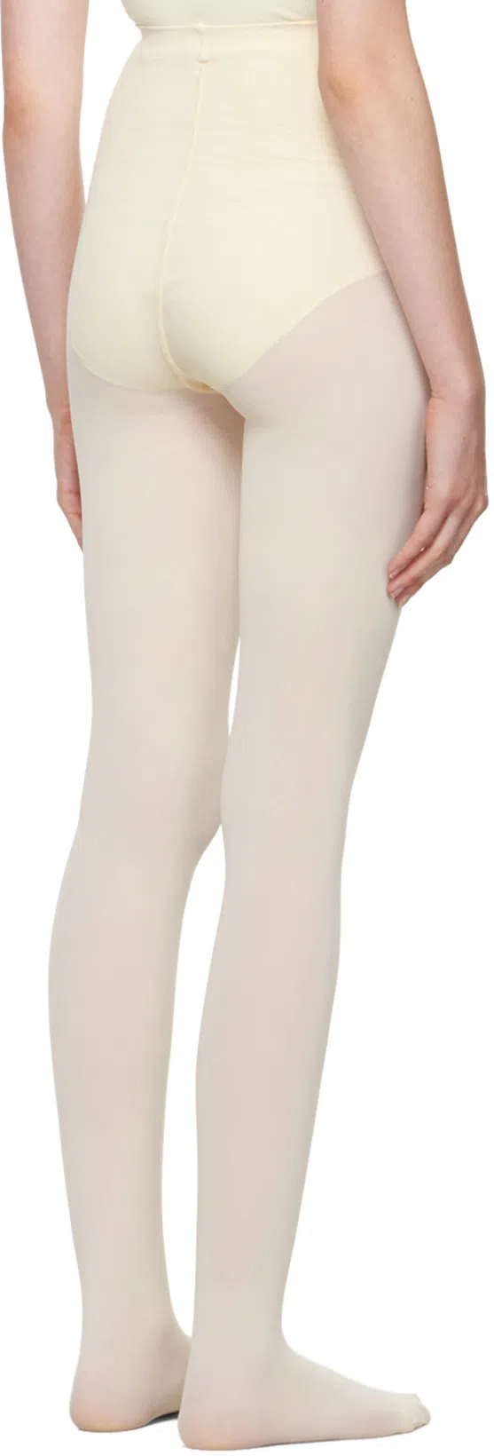 SWEDISH STOCKINGS Beige Barbro Rib Bodysuit In Ivory