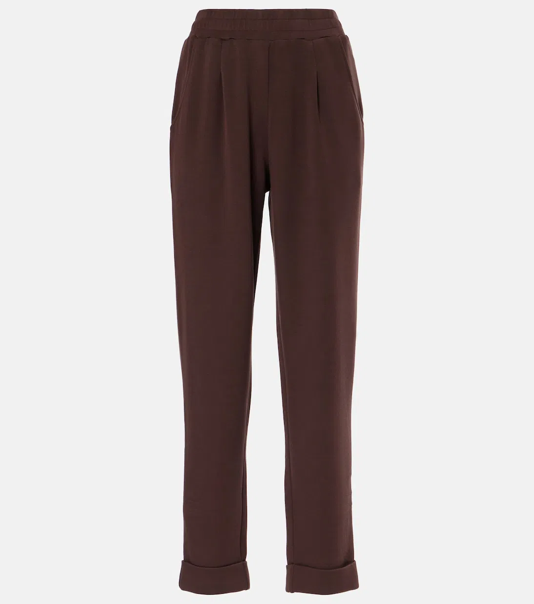 VARLEY Doublesoft Hawley Half-zip Sweatshirt In Brown