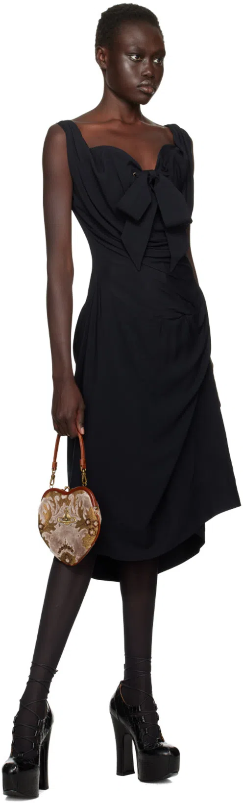 VIVIENNE WESTWOOD Elevated Ghillie 145mm Platform Pumps In Black