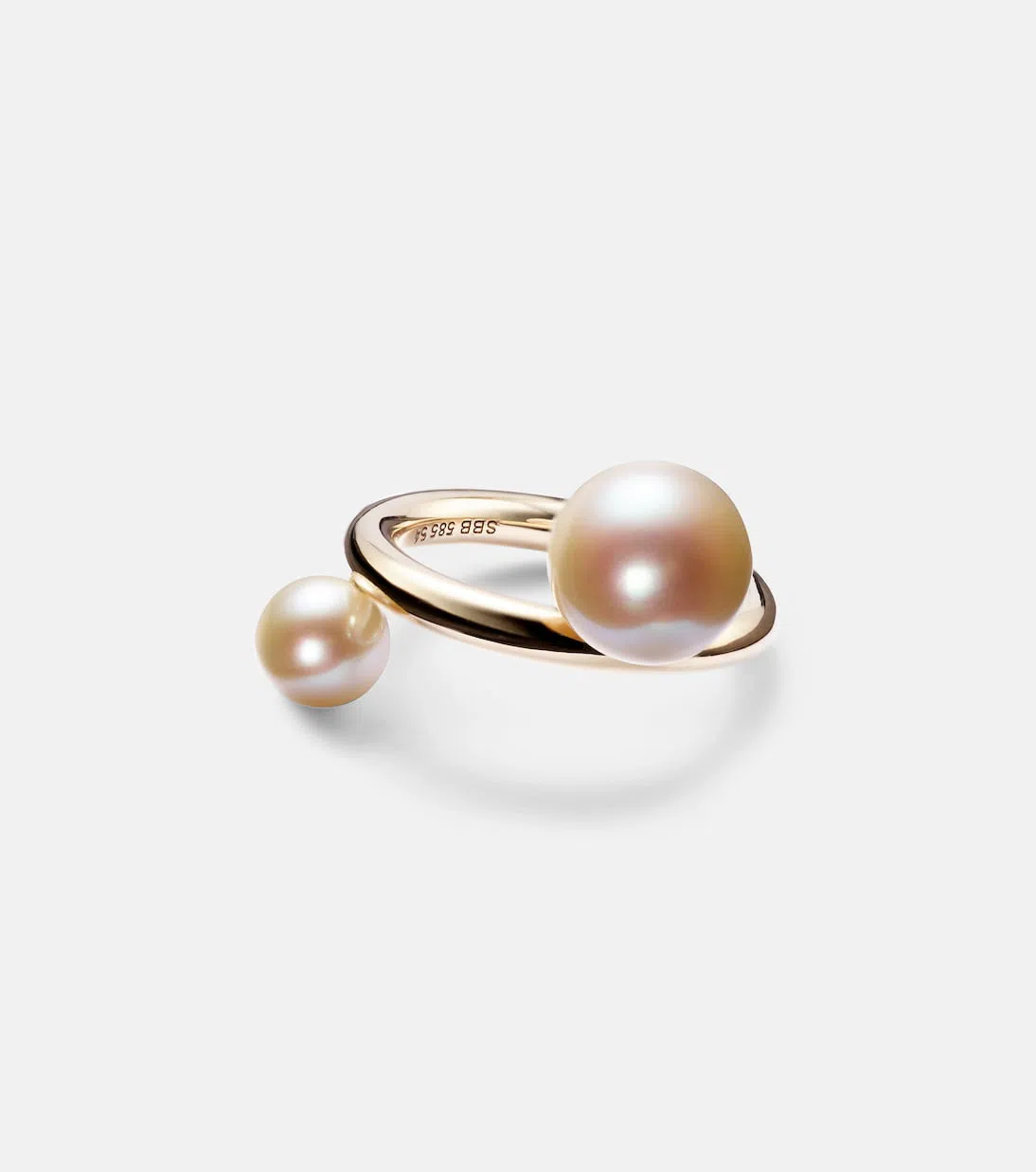 SOPHIE BILLE BRAHE Petite Peggy 14-karat Gold Pearl Bracelet