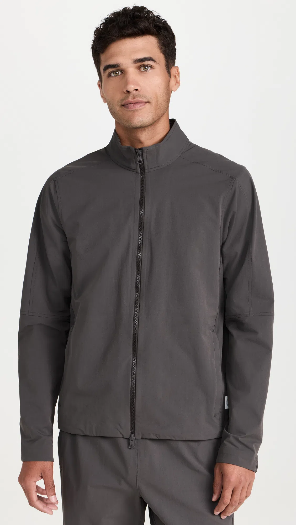 REIGNING CHAMP Black Oxford Team Jacket In 001 Black