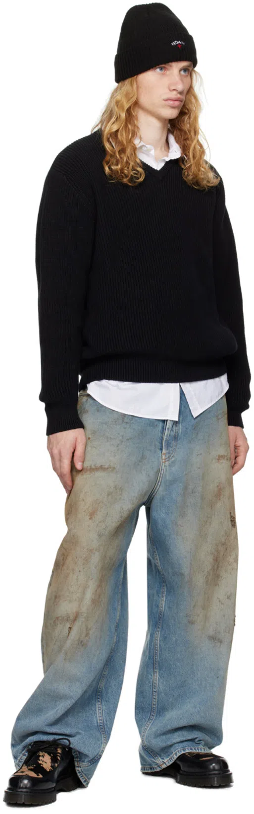 ACNE STUDIOS 2023m Penicillin Denim Jeans In Mid Blue