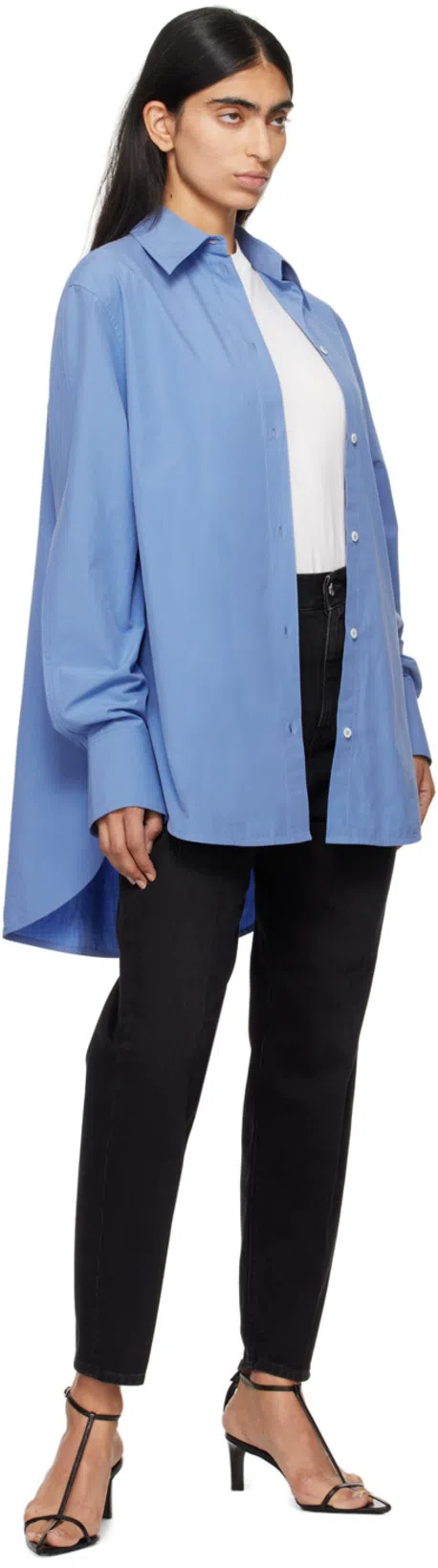 TOTÊME Toteme Main Wide Leg Denim Jeans In Black