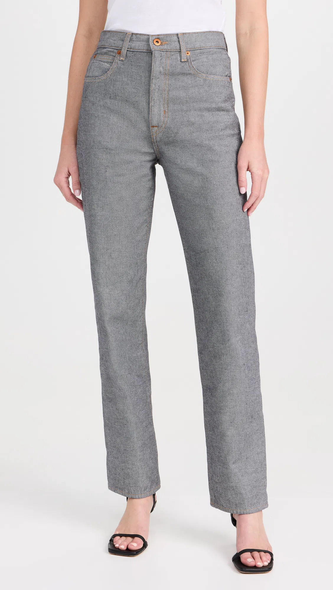 PROENZA SCHOULER Women's Spike Tulle Mesh Sandal In Black