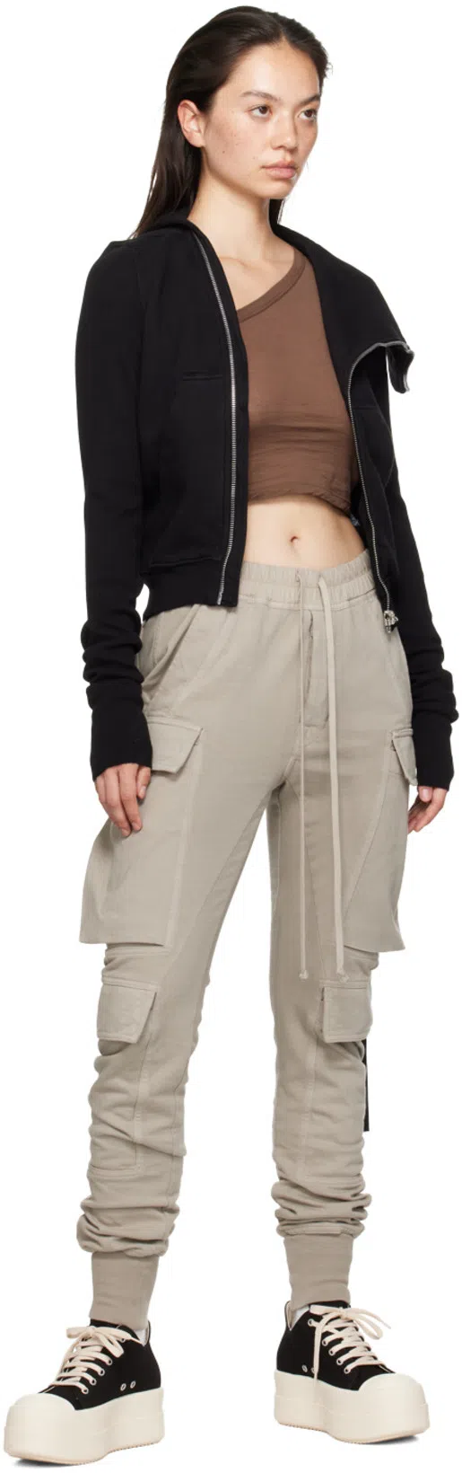 RICK OWENS DRKSHDW Concordians Mountain Sweat In Black