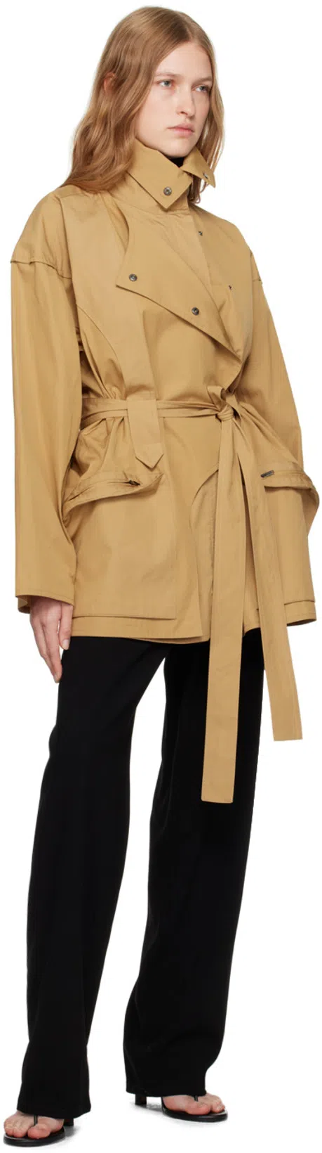 THE ROW Pierrick Cotton Jacket In Neutral