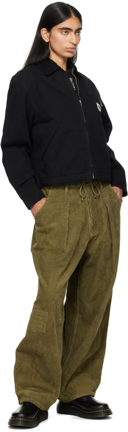 CARHARTT Omens Black Detroit Regular-fit Cotton-canvas Jacket Xs