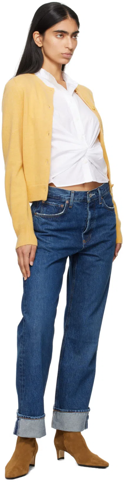 AGOLDE Fran Jeans In Blue