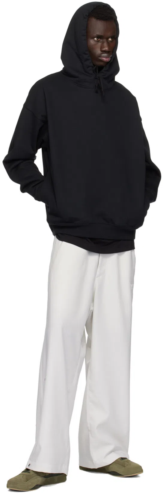 Y-3 Khaki Gazelle Sneakers In Green