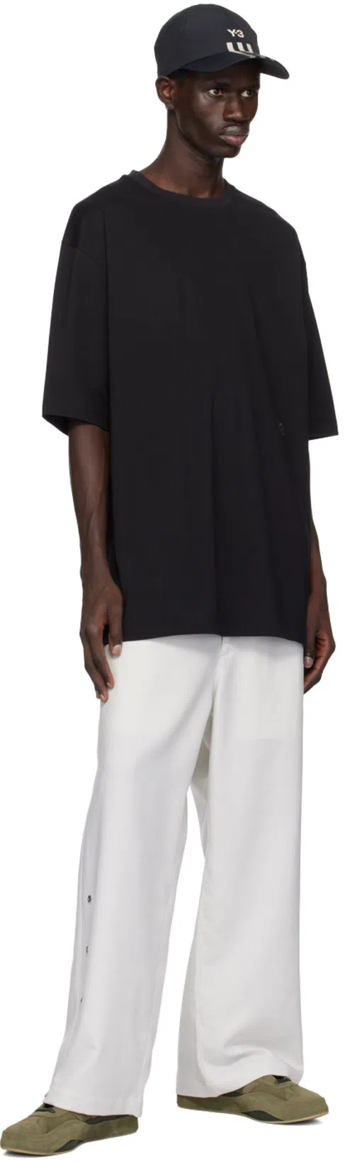 Y-3 Khaki Gazelle Sneakers In Green