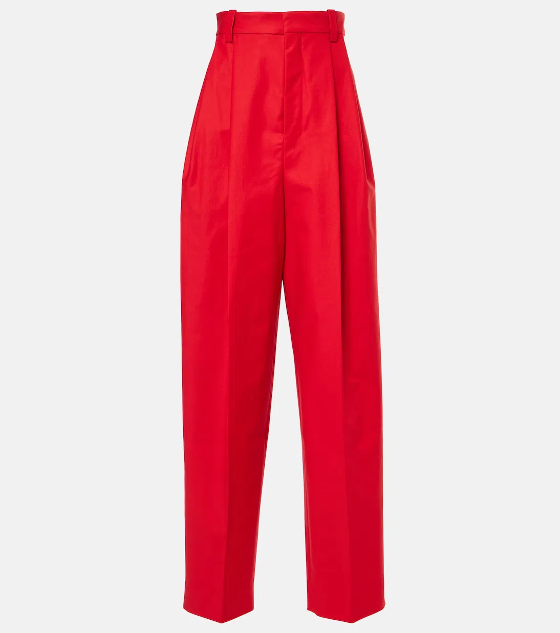 JACQUEMUS Le Pantalon Curzio Stretch Cotton Pants In Red
