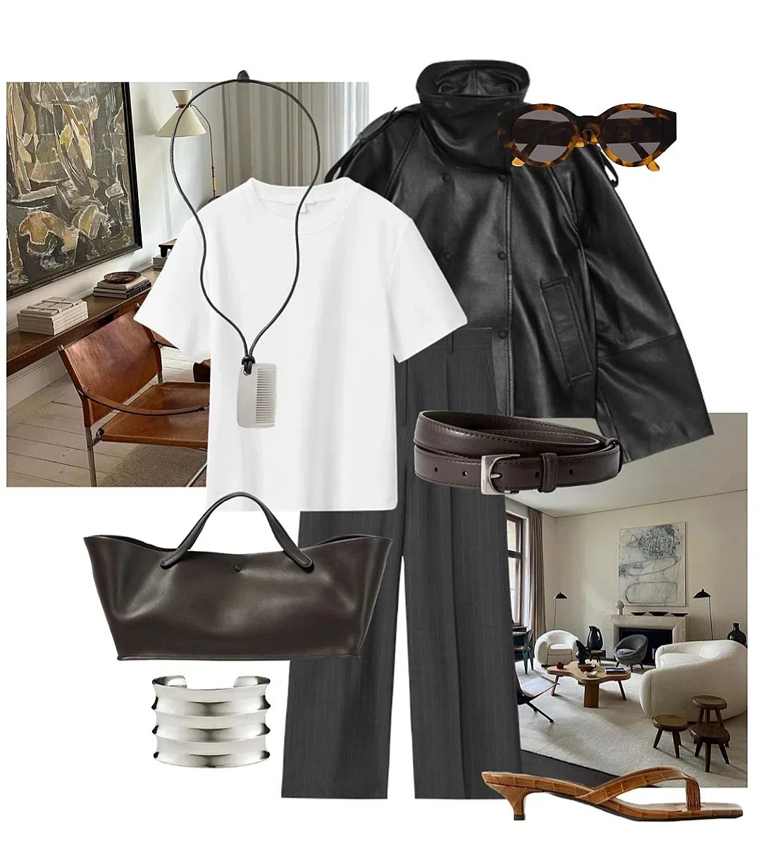 TOTÊME Open-heeled And Open-toe Sandals In Brown